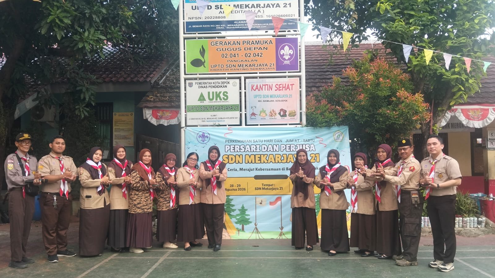 SDN Mekarjaya 21 perjusa dan persami 4