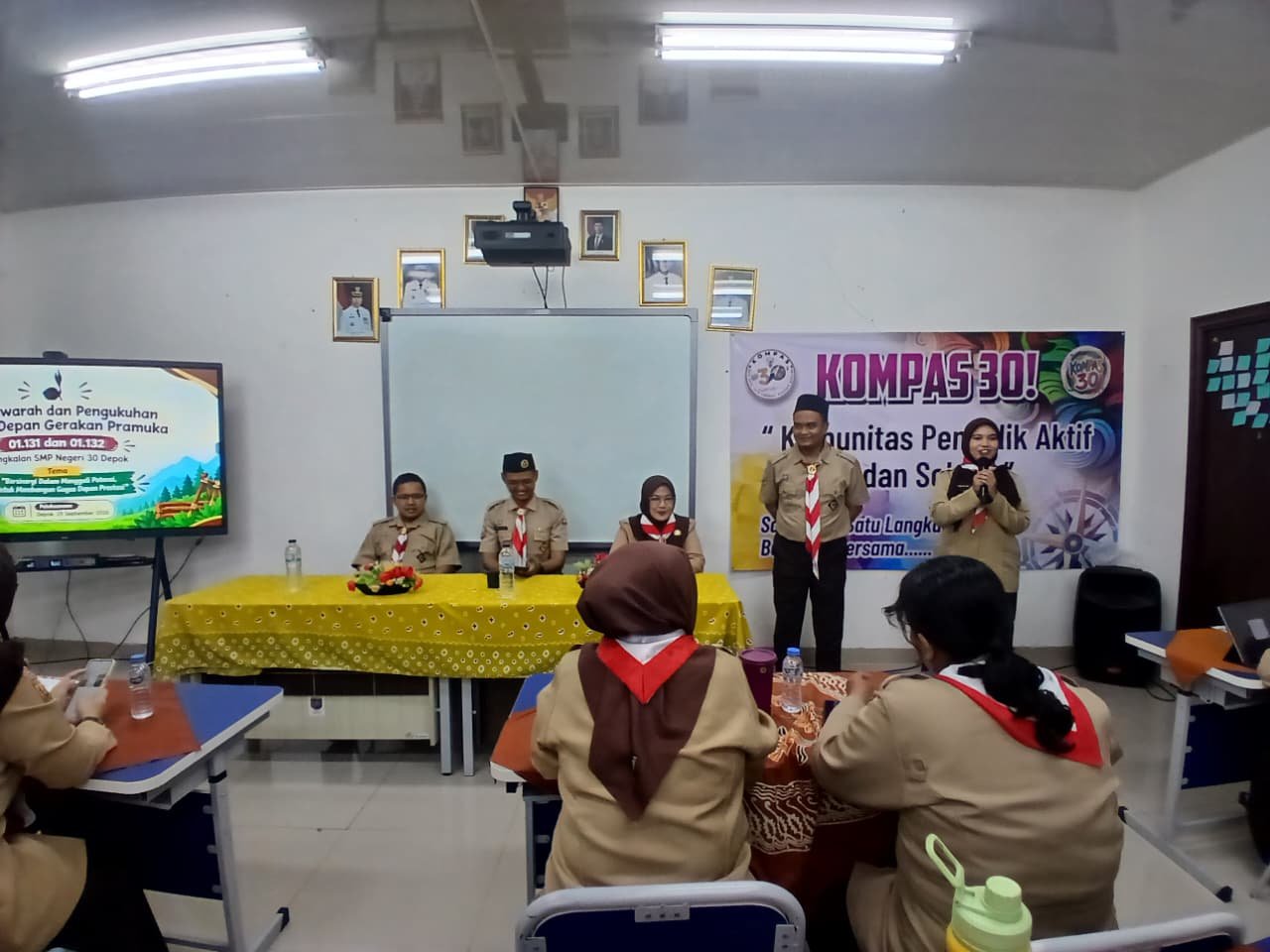 SMPN 30 Depok kukuhkan gugus depan 2