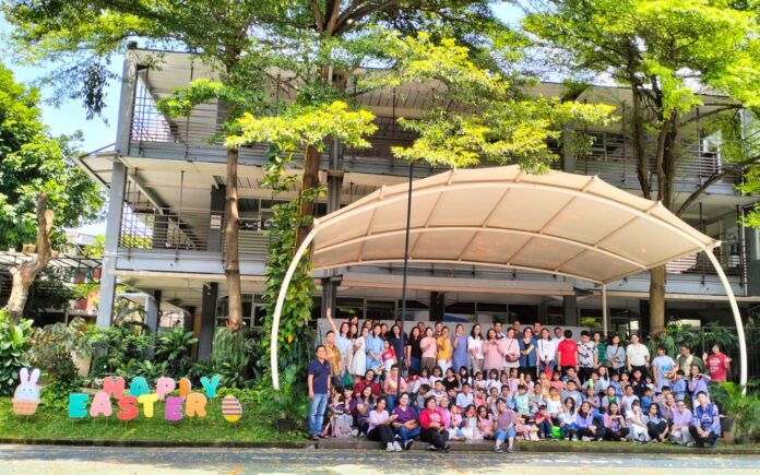 perayaan paskah di Sekolah Tunas Global Depok 8