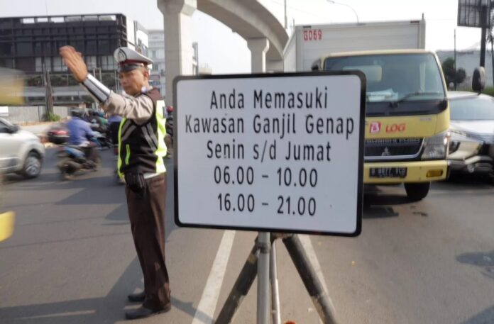 Kebijakan ganjil genap di jakarta