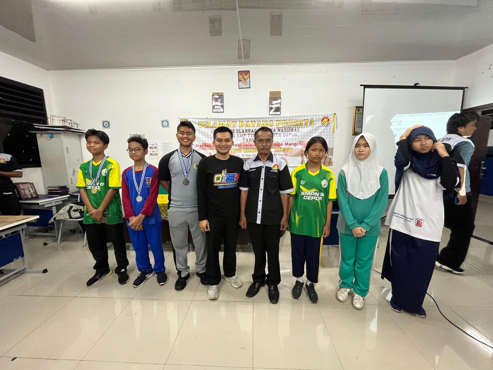 O2SN Jenjang SMP Kota Depok Cabor Catur Sukses Digelar dengan Sistem Swiss