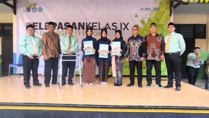 SMPN 11 Depok pelepasan siswa 1