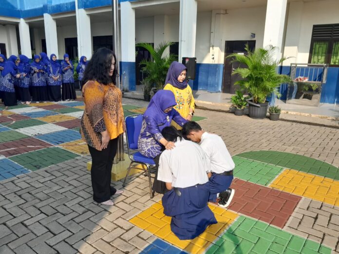 Pelepasan siswa SMPN 23 Depok