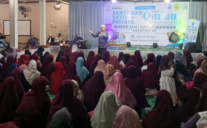 Santunan warga pondok petir depok 3