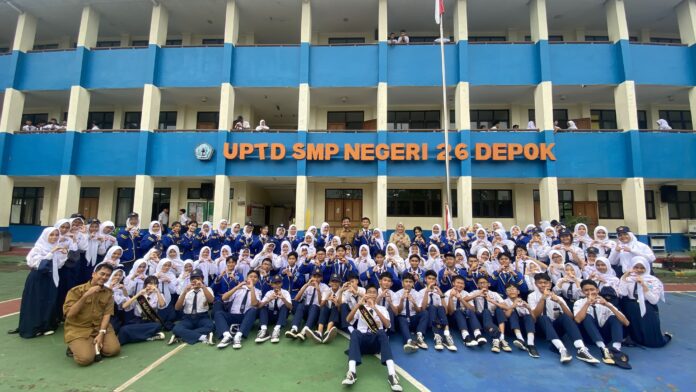 Pelantikan OSIS SMPN 26 Depok period baru 2