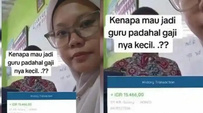 Gaji guru di sumedang yang kecil
