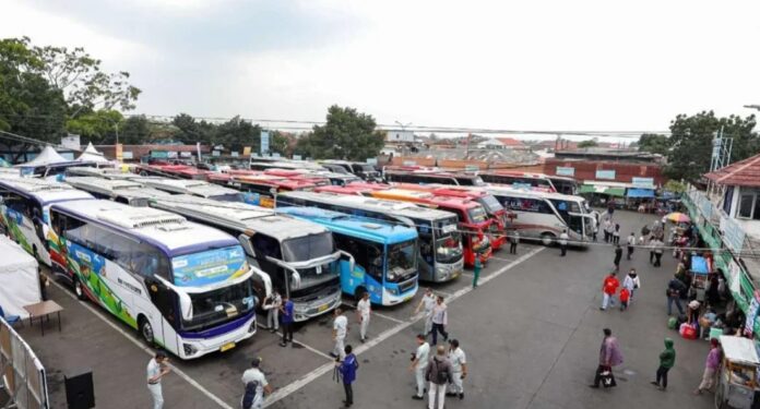 Jumlah pemudik di jawa barat