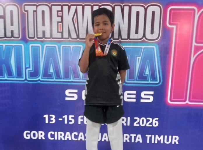 Siswa prestasi Taekwondo dari SDN Mekarjaya 3