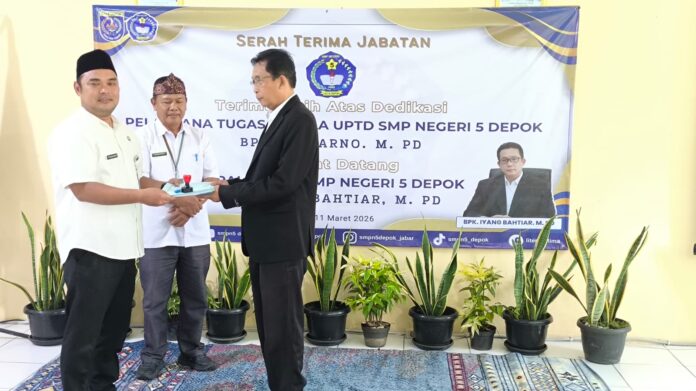 jabatan definitif SMPN 5 Depok 1