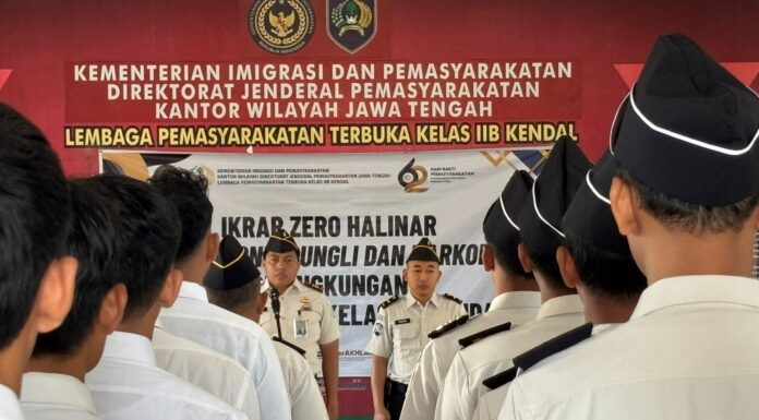 Lapas Terbuka Kendal Gaungkan Ikrar Zero Halinar
