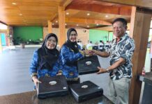 Lurah Mekarjaya Support Jalan Sehat HUT ke-27 Kota Depok di Kediaman Haji Sarmili