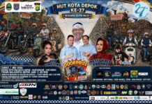 Riding Bareng Wali Kota Meriahkan HUT ke-27 Depok