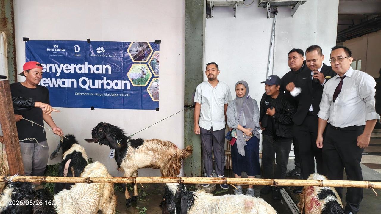 Dmall Depok Tebar Hewan Kurban ke Masyarakat saat Iduladha 2026