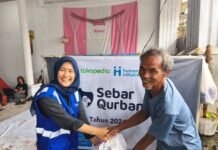 IJTI Depok Gandeng Human Initiative dan PT Karabha Digdaya Sebar Daging Kurban