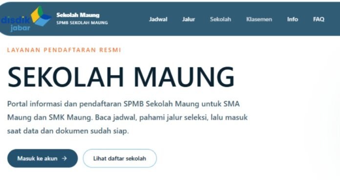 Penjelasan tentang sekolah maung