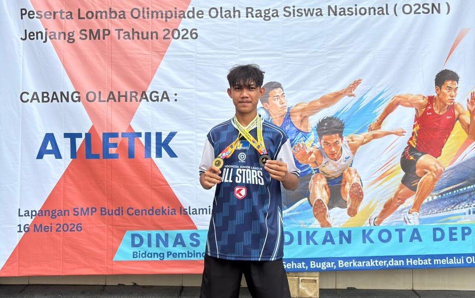 Siswa SMPN 29 Depok Raih Prestasi Ganda di O2SN Depok SIswa berprestasi SMPN 29 Depok 1