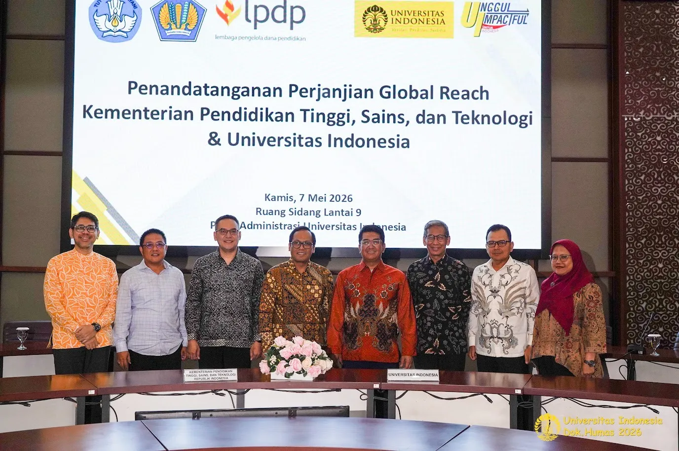 UI Perkuat Riset Global, Bidik Masuk 100 Besar Universitas Dunia