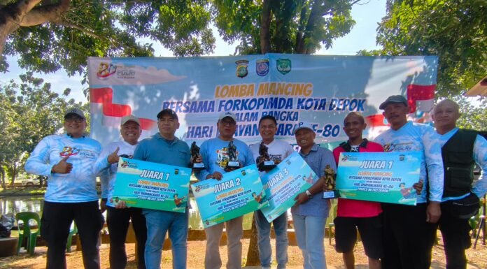 Sinergi Unik Hari Bhayangkara ke-80: Saat Pejabat Depok Adu Jitu Mancing Ikan