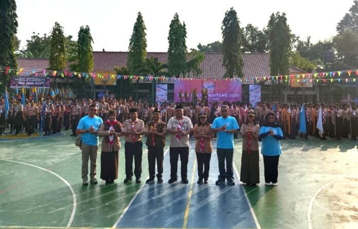 Lomba pramuka di SMPN 2 Depok