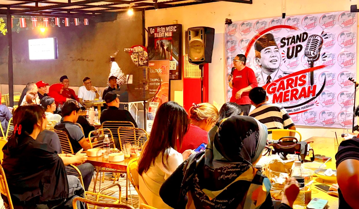 PDI Perjuangan Depok Gelar Stand Up Garis Merah: Kritik Lewat Komedi di Bulan Bung Karno