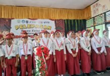 Ini 4 Pesan Kepala SDN Mekarjaya 21 untuk Siswanya yang Lulus Pelepasan siswa SDN Mekarjaya 21 a
