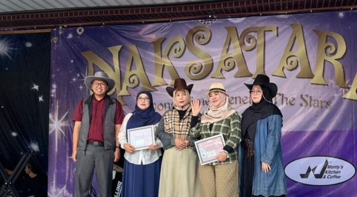 SMPN 4 Depok Gelar Pensi Naksatara sebagai Wadah Kreativitas Siswa Pelepasan siswa SMPN 4 Depok 2