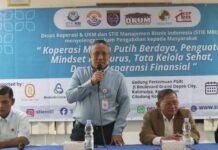 STIE MBI Gelar Kick-Off Community Development: “KKMP Berdaya, Penguatan Mindset, Tata Kelola yang Baik, dan Transparansi Keuangan” STIE MBI acara tentang koperasi 1