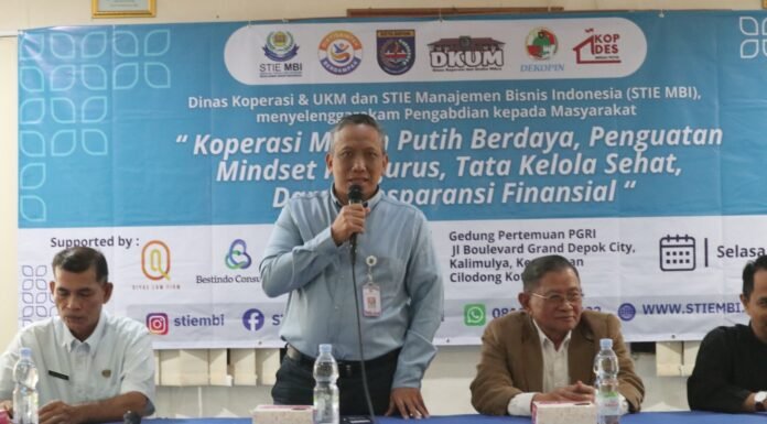 STIE MBI Gelar Kick-Off Community Development: “KKMP Berdaya, Penguatan Mindset, Tata Kelola yang Baik, dan Transparansi Keuangan” STIE MBI acara tentang koperasi 1
