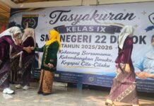 Tasyakuran Kelulusan 454 Siswa SMPN 22 Depok : Kesuksesan Bukan Akhir Segalanya tasyakuran SMPN 22 Depok 1