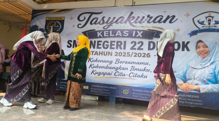 Tasyakuran Kelulusan 454 Siswa SMPN 22 Depok : Kesuksesan Bukan Akhir Segalanya tasyakuran SMPN 22 Depok 1