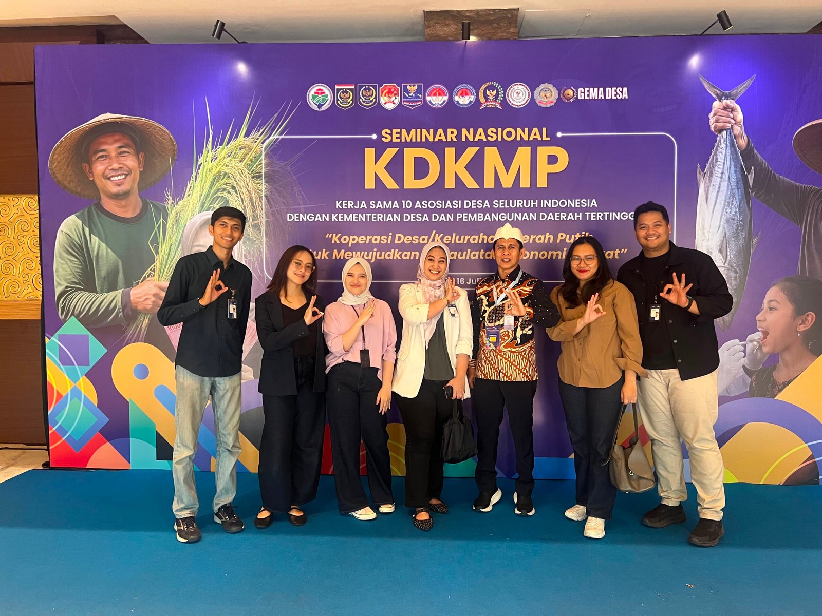 Dorong Kedaulatan Ekonomi Rakyat, BRI Menara BRILiaN Partisipasi dalam Seminar Nasional Koperasi Desa Merah Putih