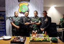 Sinergi Tanpa Batas, Kodim Depok Beri Kejutan di HUT Bhayangkara ke-80
