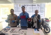 Komplotan Curanmor Depok Bermodal Jimat Tali Pocong Tetap Keok Diciduk Polisi