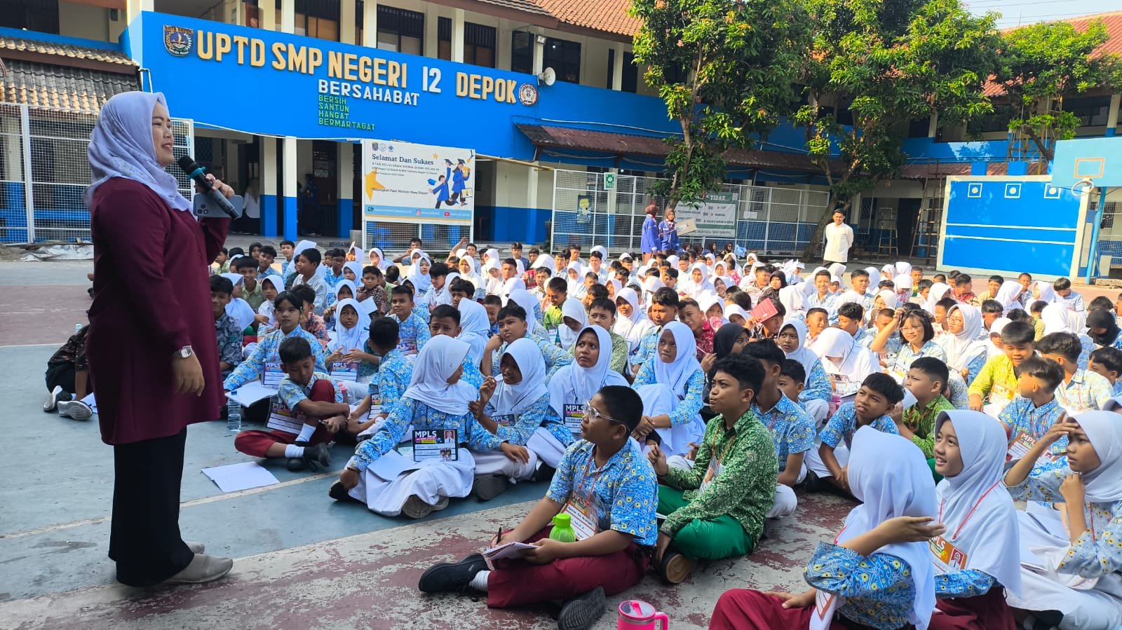 MPLS di SMPN 12 Depok Bekali 352 Siswa Baru dengan Materi Anti Bullying dan Literasi Digital MPLS di SMPN 12 Depok 1
