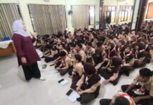 MPLS Ramah Anak SMPN 16 Depok, Siswa Baru Sepakat Bijak Bermedia Sosial MPLS di SMPN 16 Depok 1
