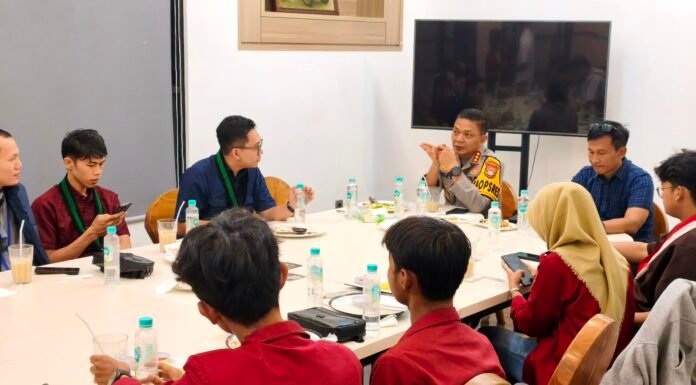 Polres Metro Depok dan Elemen Mahasiswa Rajut Kedamaian Kota