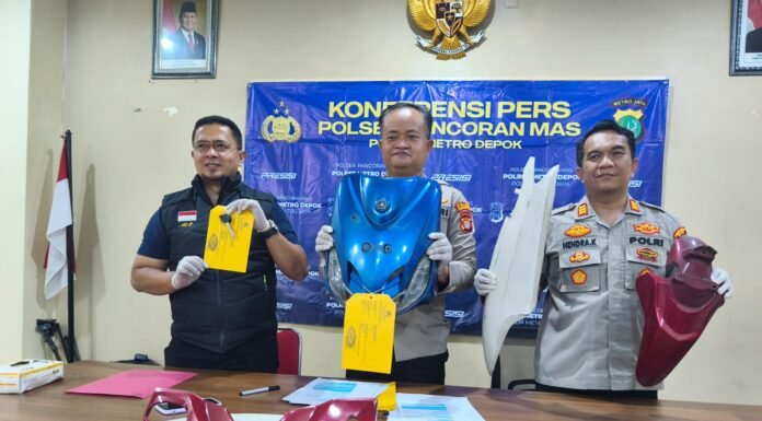 Polsek Pancoran Mas Depok Ciduk Spesialis Curanmor yang Beraksi di 41 TKP