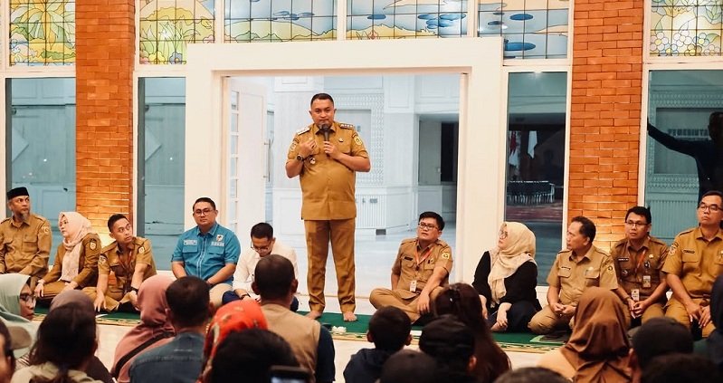 Bupati Bogor Rudy Susmanto Ajak Pedagang Ciptakan Ruang Publik yang Nyaman dan Bersih
