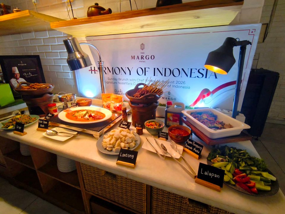 Sensasi Kuliner Kemerdekaan! The Margo Hotel Gaet Chef Vindex Tengker Sajikan “Harmony of Indonesia”