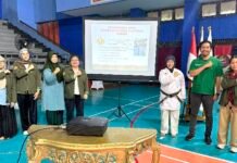Dosen UPN ‘Veteran’ Jakarta Bekali Karateka Peserta Ujian Sabuk Hitam Pencegahan dan Penanganan Dini Cedera