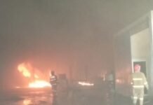 Gudang Penyimpanan Barang di Cileungsi Terbakar, Tujuh Mobil Hangus