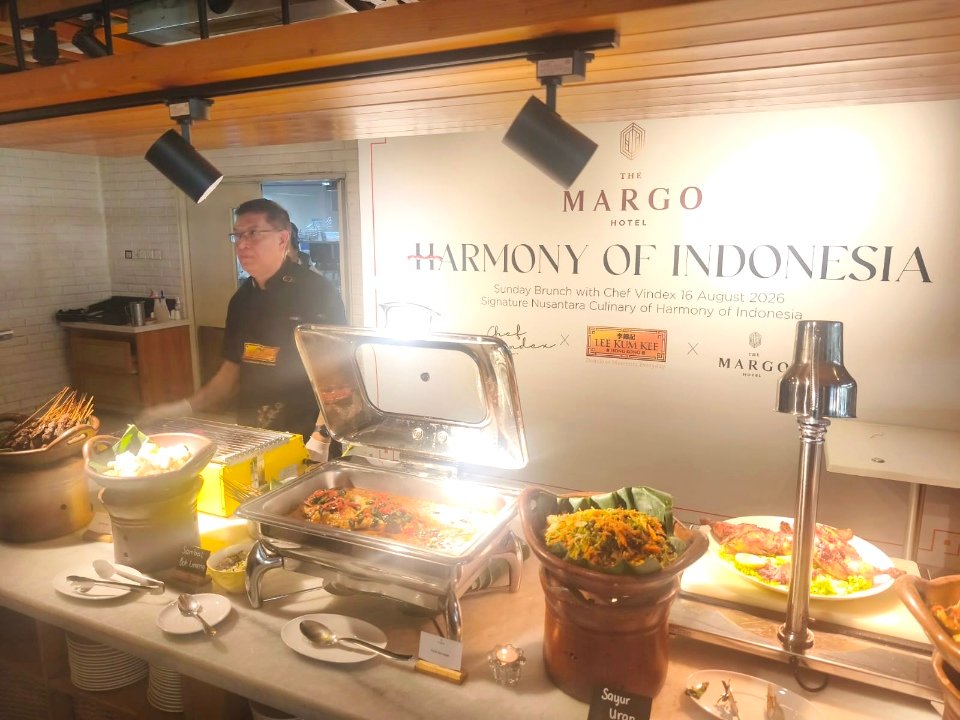 Gebrakan Otentik The Margo Hotel Depok, Gandeng Chef Vindex Sajikan Kuliner Nusantara Lewat Harmony of Indonesia