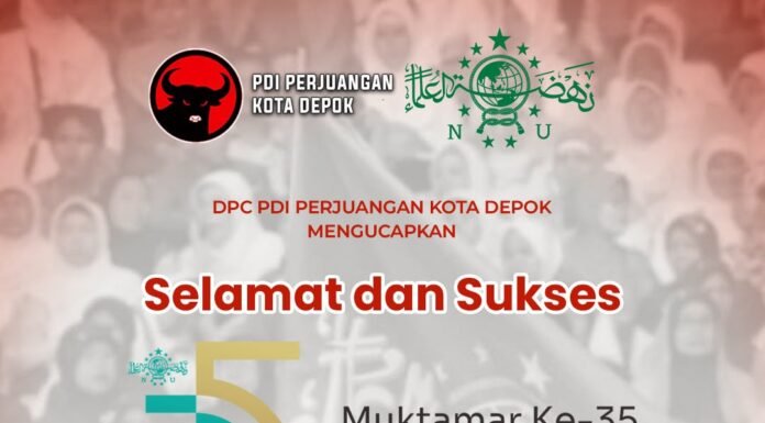 PDI Perjuangan Depok Dukung Penuh Muktamar ke-35 NU