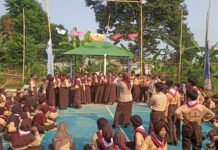 SDN Tanah Baru 1 Wujudkan Generasi Berkarakter, Jadwal Pramuka di Akhir Pekan Sabtu Pramuka SDN Tanah Baru 1 a