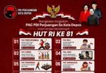 Semarakkan HUT ke-81 RI, PDI Perjuangan Depok Gelar Rangkaian Acara di 11 Kecamatan