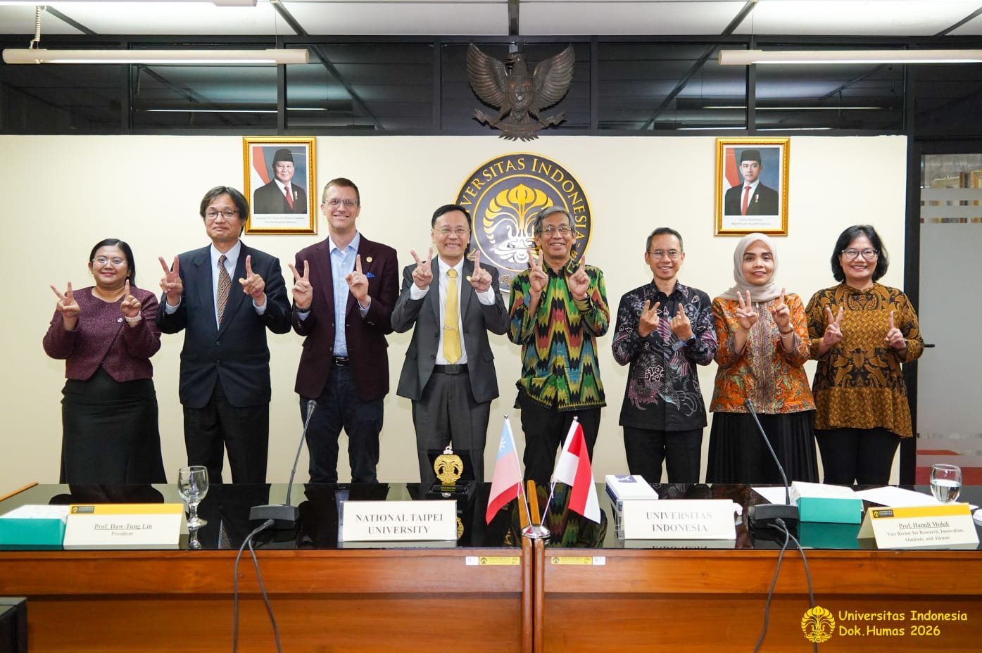 UI dan NTPU Taiwan Perluas Kolaborasi Akademik hingga Riset AI