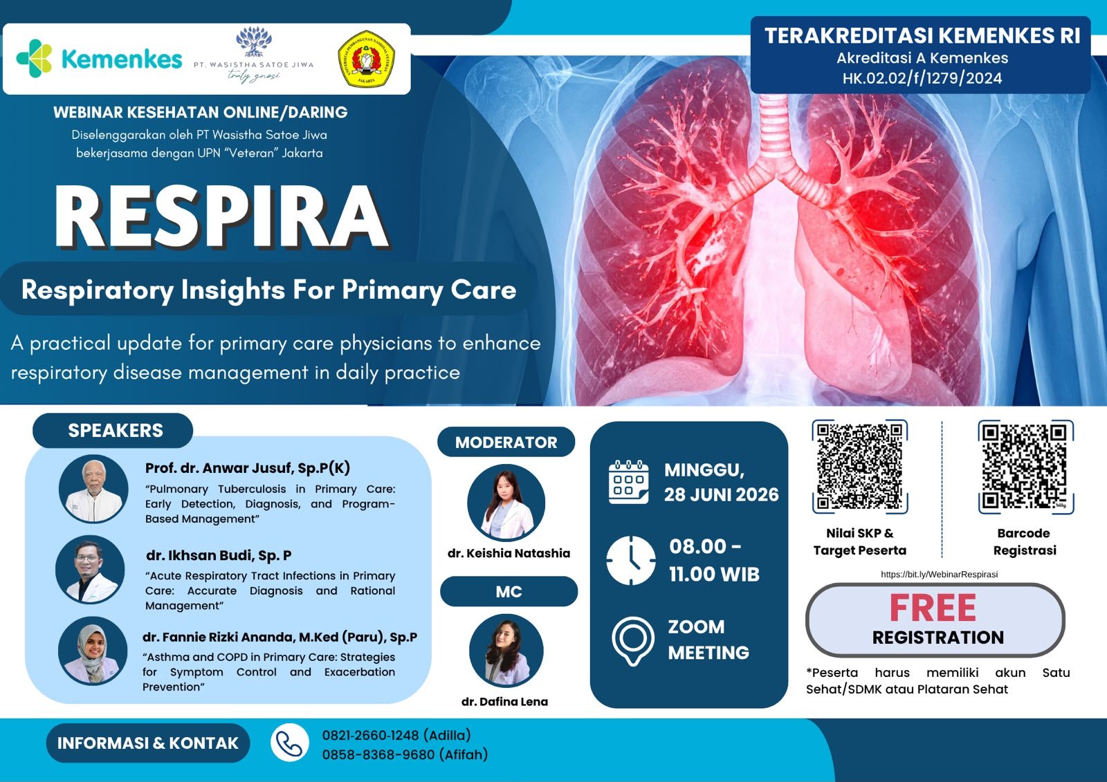 Dosen FK UPNVJ Gelar Webinar RESPIRA 2026 untuk Tingkatkan Layanan Kesehatan Pernapasan
