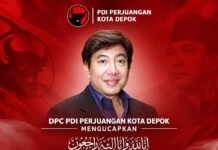 Maestro Seni Guruh Soekarnoputra Wafat, PDI Perjuangan Depok Kibarkan Bendera Setengah Tiang