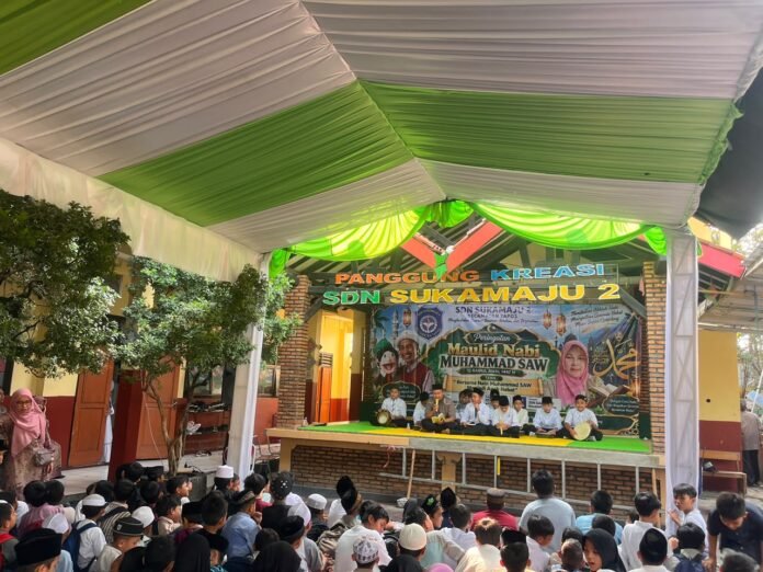 Maulid Nabi di SDN Sukamaju 2 d