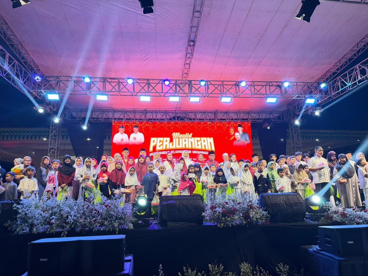 PDI Perjuangan Depok Santuni 100 Anak Yatim Saat Maulid, Puji Kehadiran Wali Kota Supian Suri